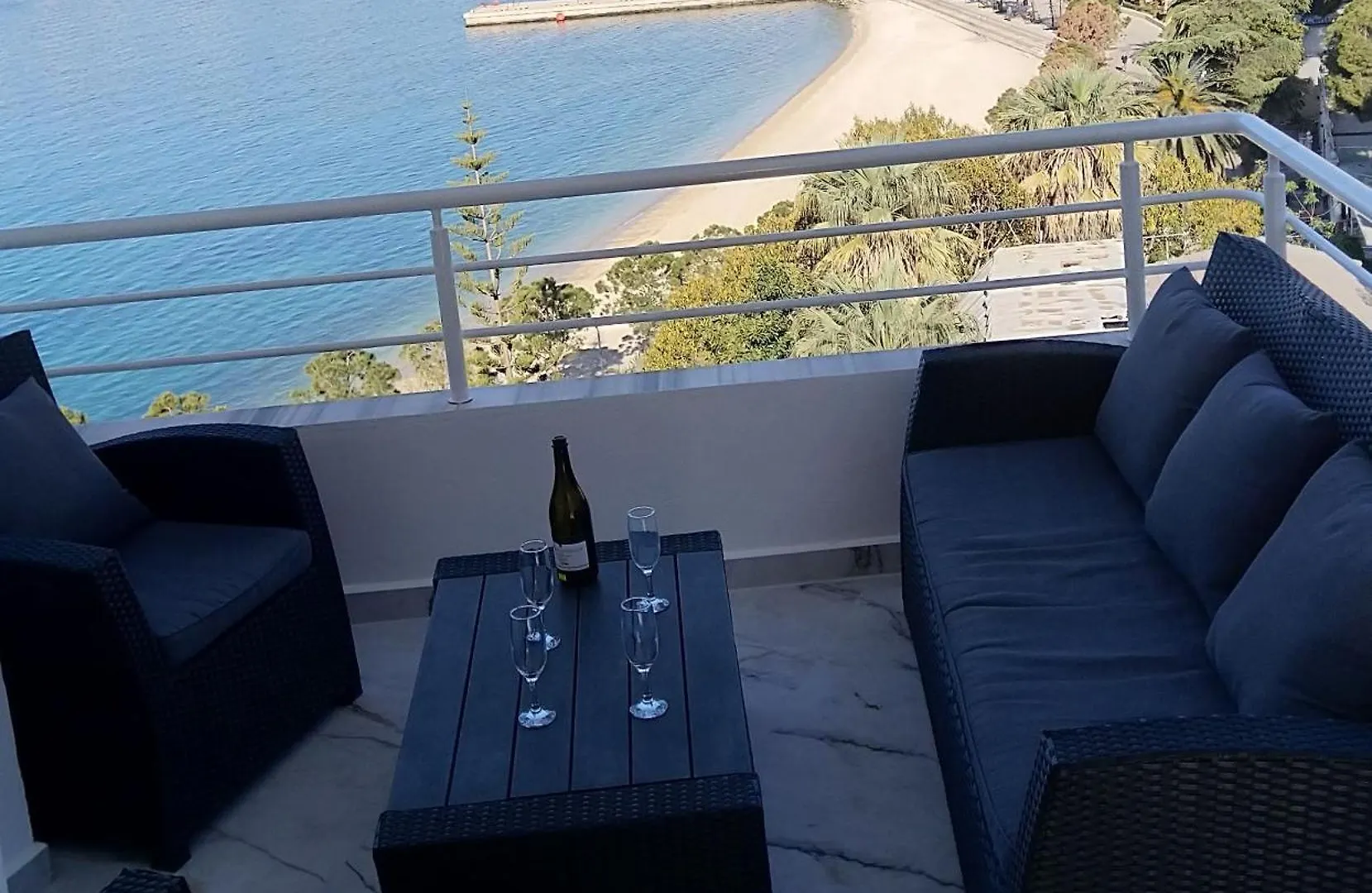 Amazing Sea City View Apartment Sarandë Albanien